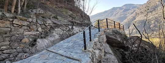 Lavori alla Via Francigena