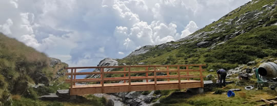 Passerelle montane
